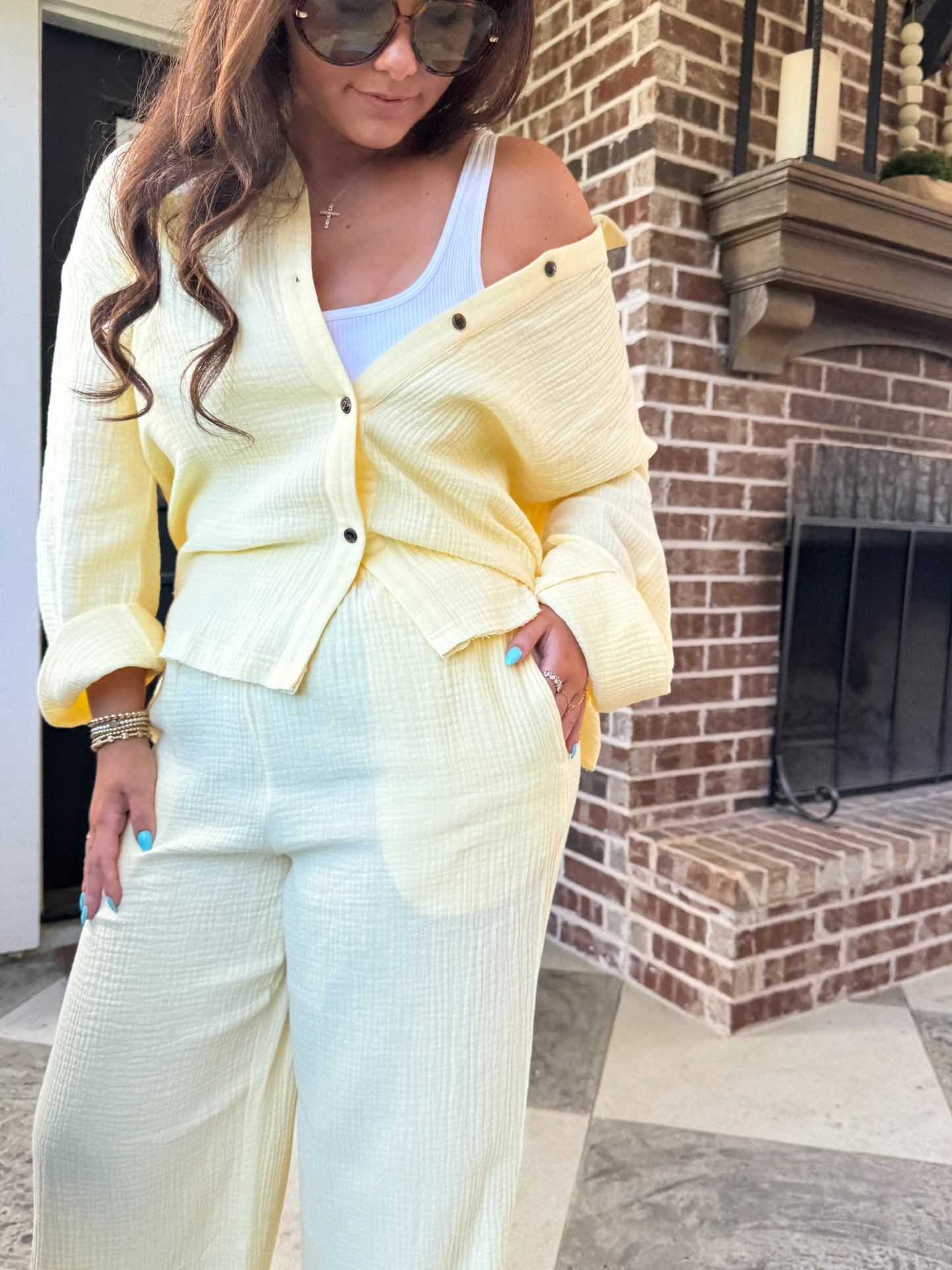 Yellow Coastal Breeze Gauze Set [[ETA end of June]]