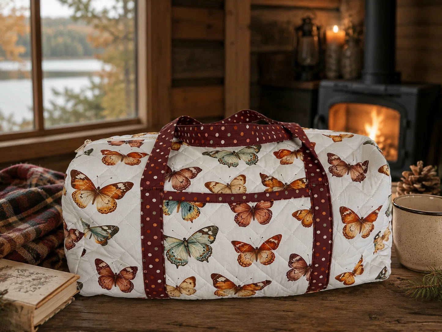 Butterfly Weekender Duffel Bag [ETA Early September]