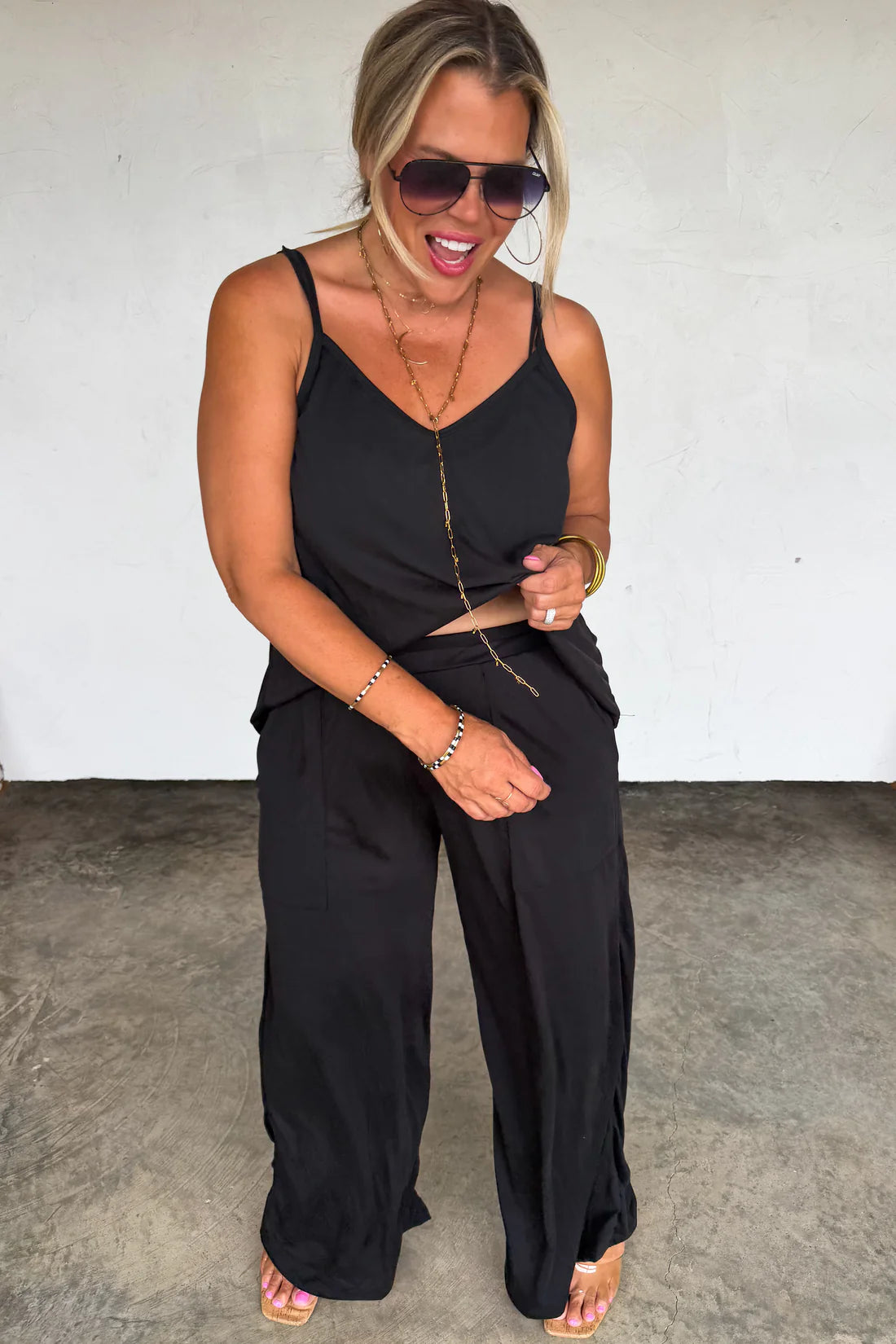 Black Delilah Pant Set ETA end of July