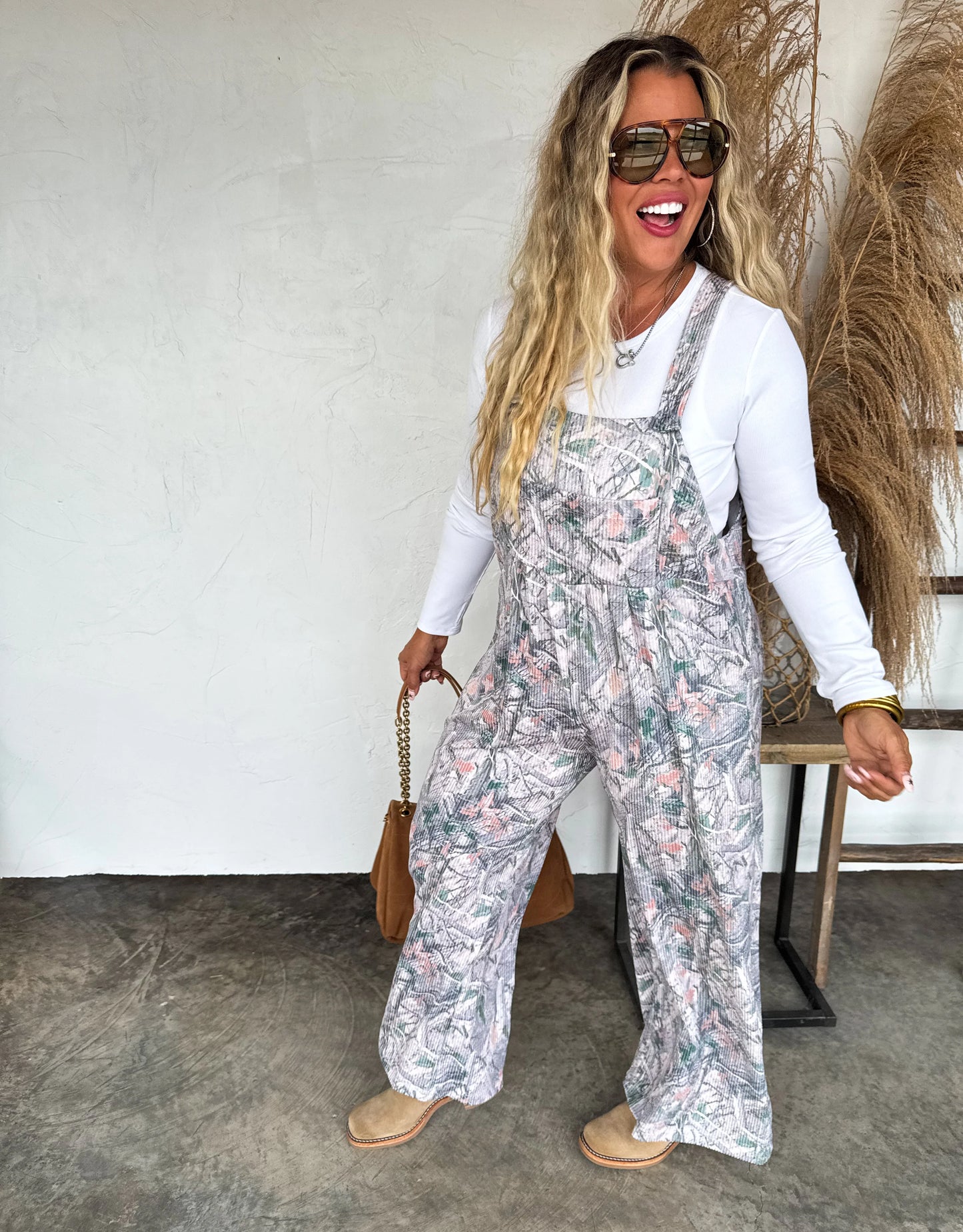 Fall Print Karli Overalls [[PRE-ORDER]]