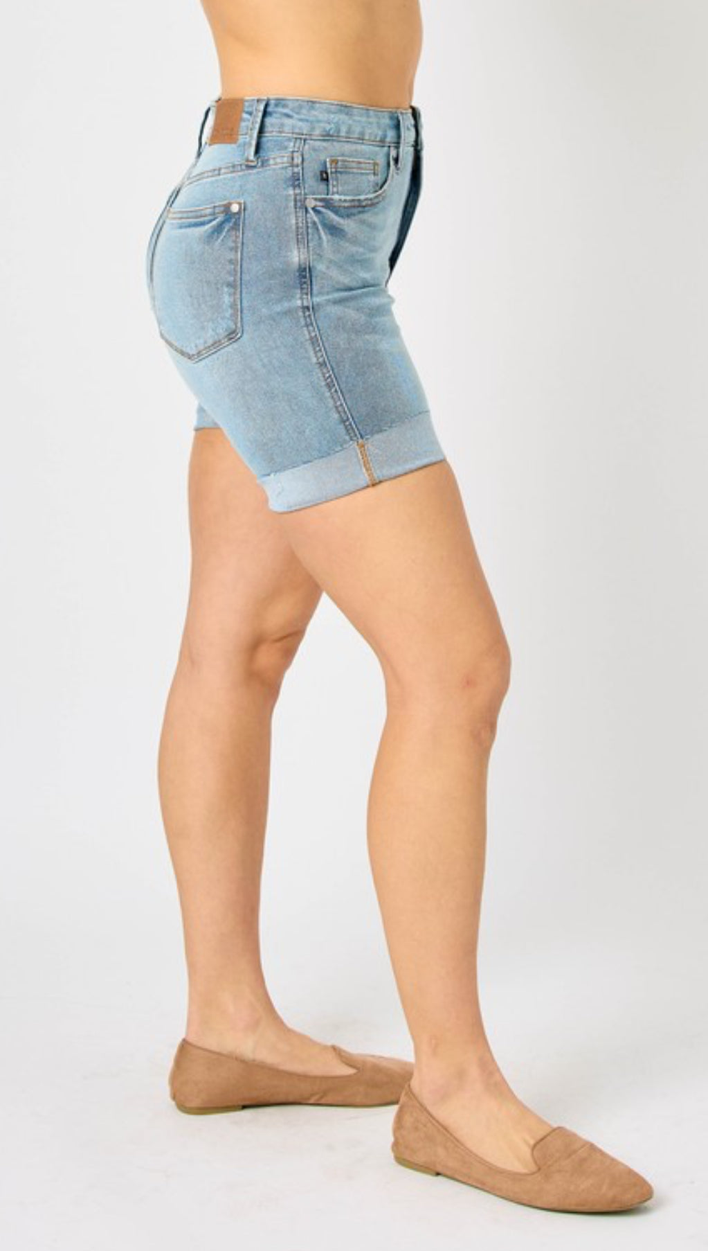 Judy Blue Tummy Control Cool Denim Shorts (S-4X)