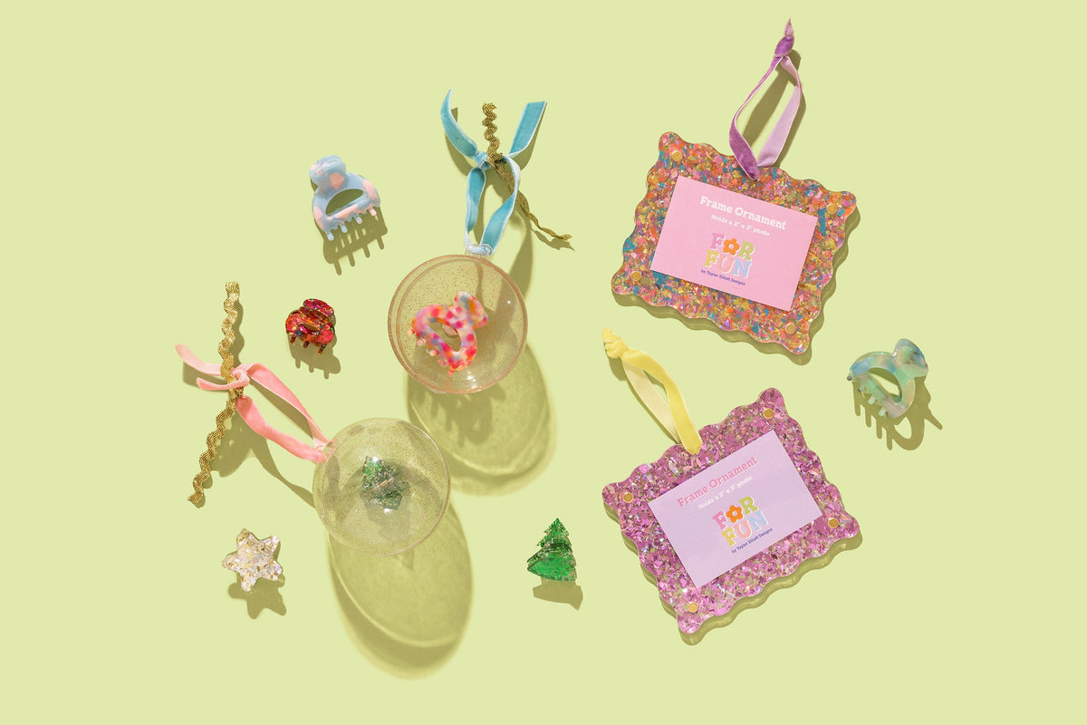 For Fun - Christmas Ornament Claw Clips