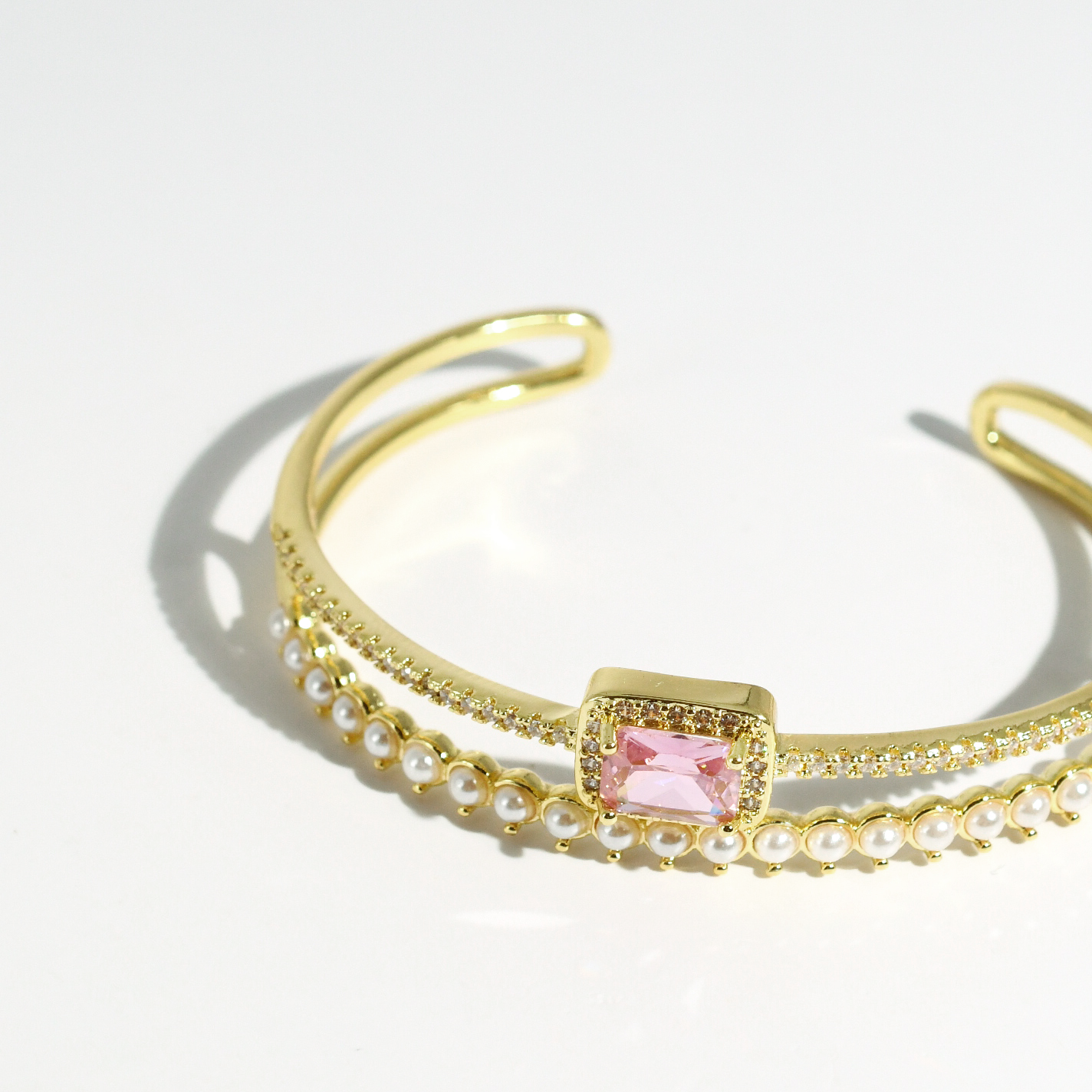 Pink Pearl Mirage Cuff