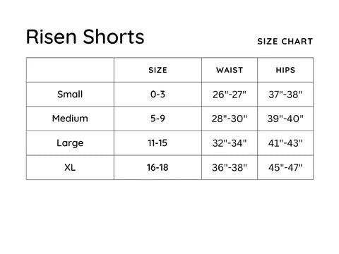 RISEN Tummy Control Light Loose Fit Shorts