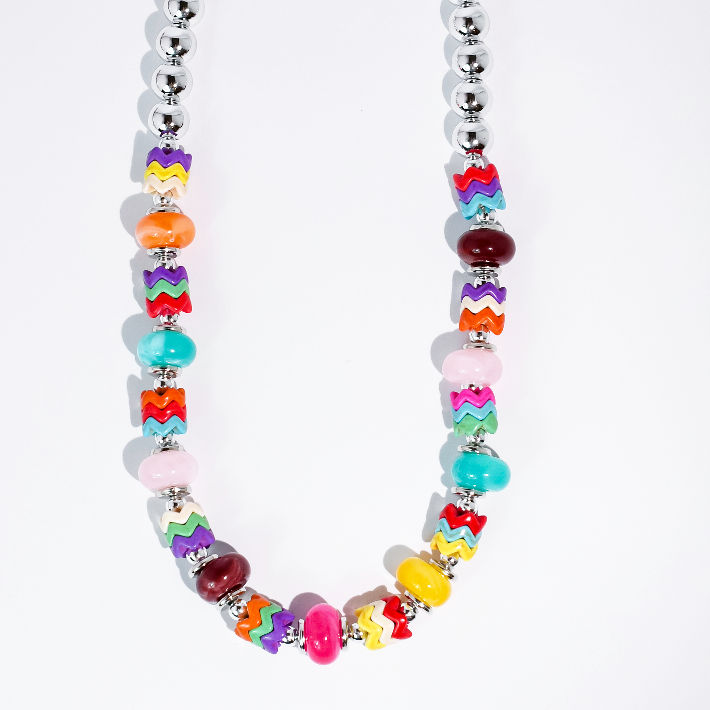 Sweet Chaos Silver Necklace
