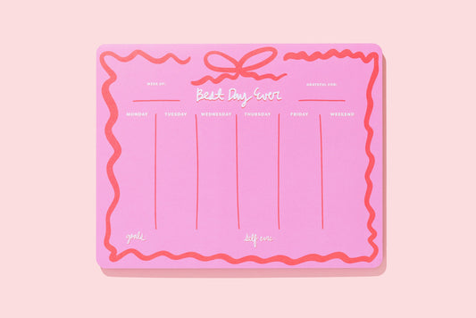 Bow Weekly Planner