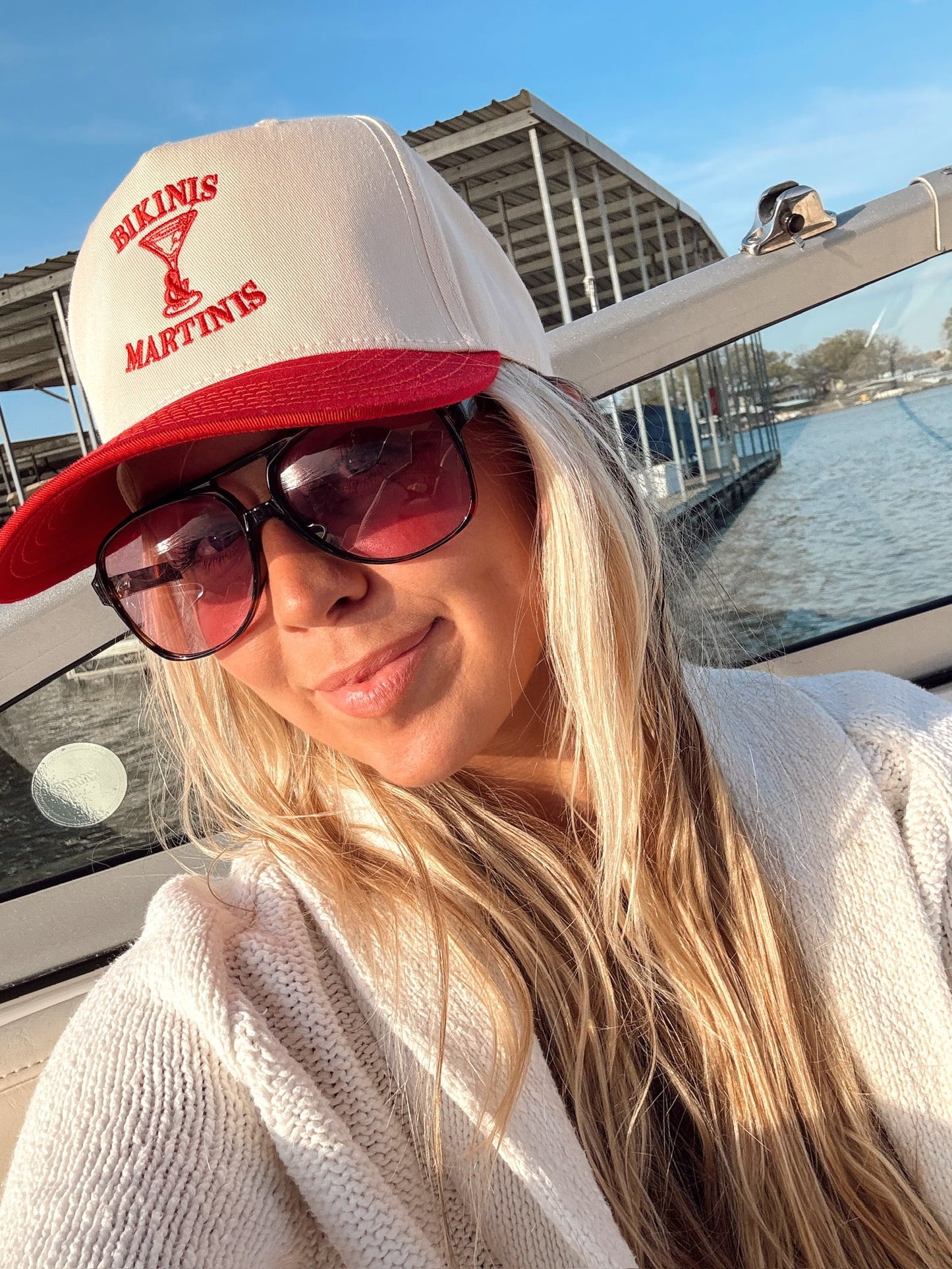 Bikinis & Martinis Vintage Trucker Hat