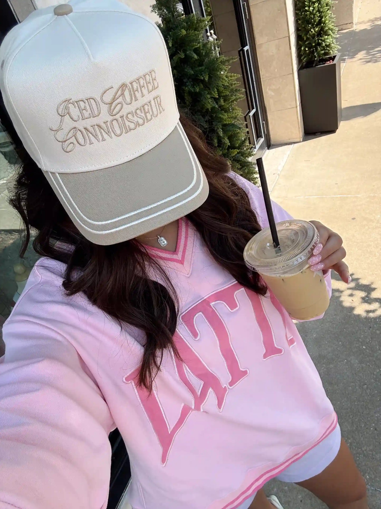 Iced Coffee Connoisseur - Tan Vintage Trucker Hat