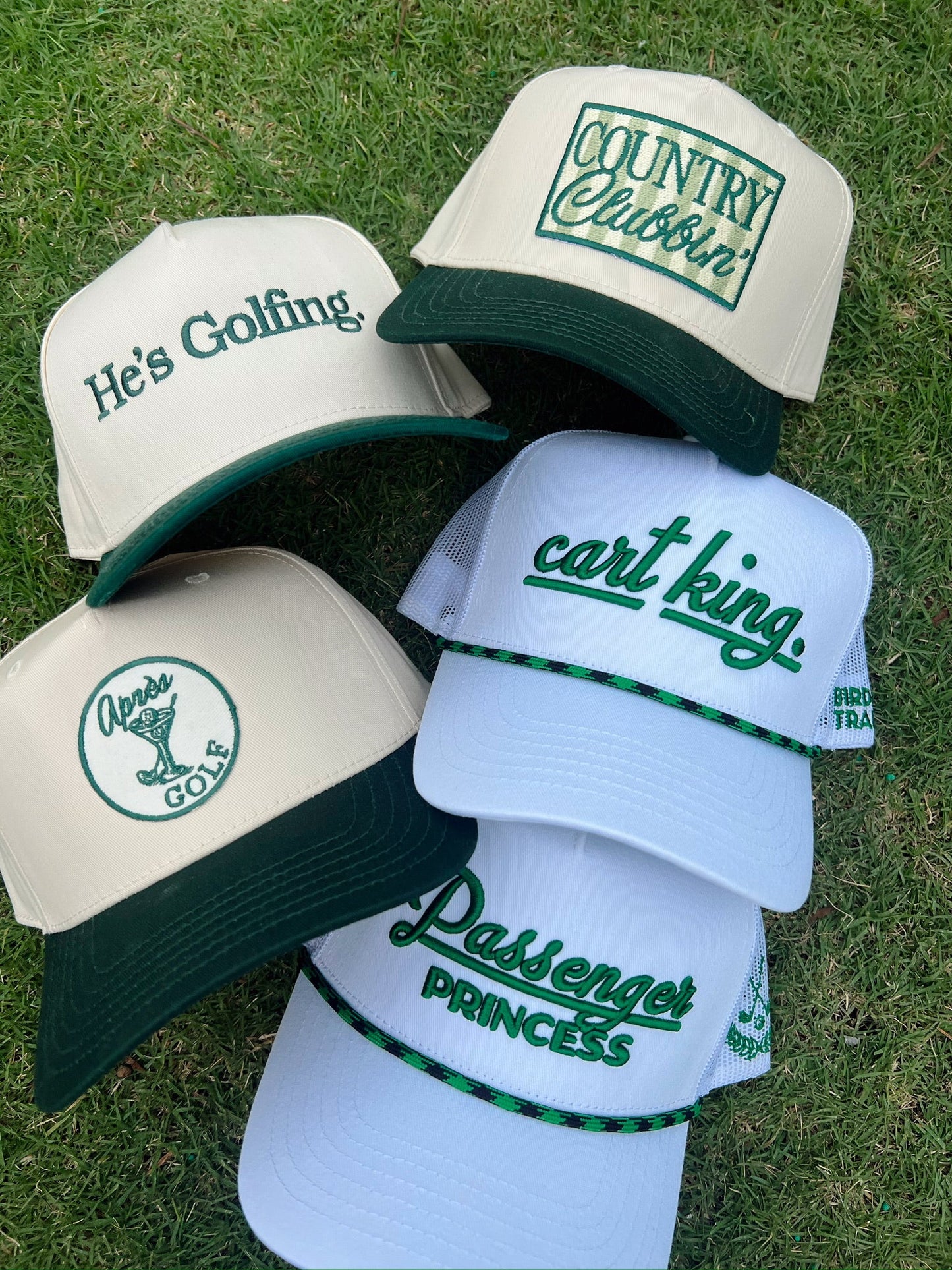 Apres Golf - Green Vintage Trucker Hat