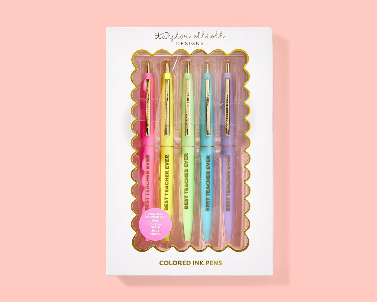 Best Teacher Ever Pen Set