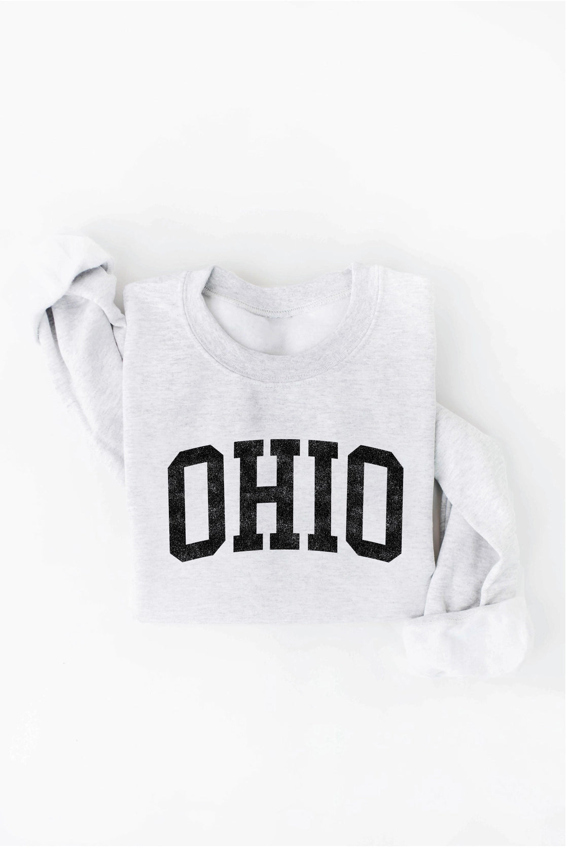 Ohio Graphic Sweatshirt in White Heather