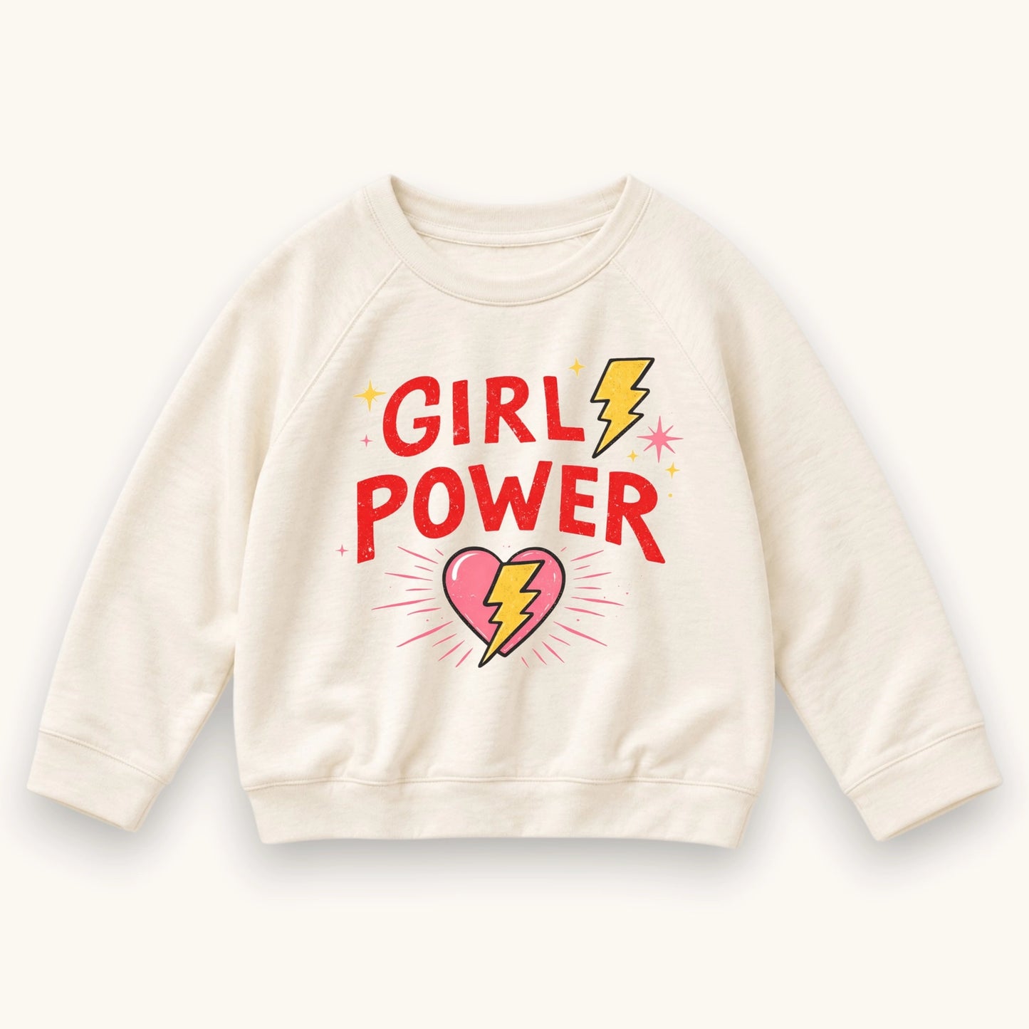 Girl Power Retro Pullover
