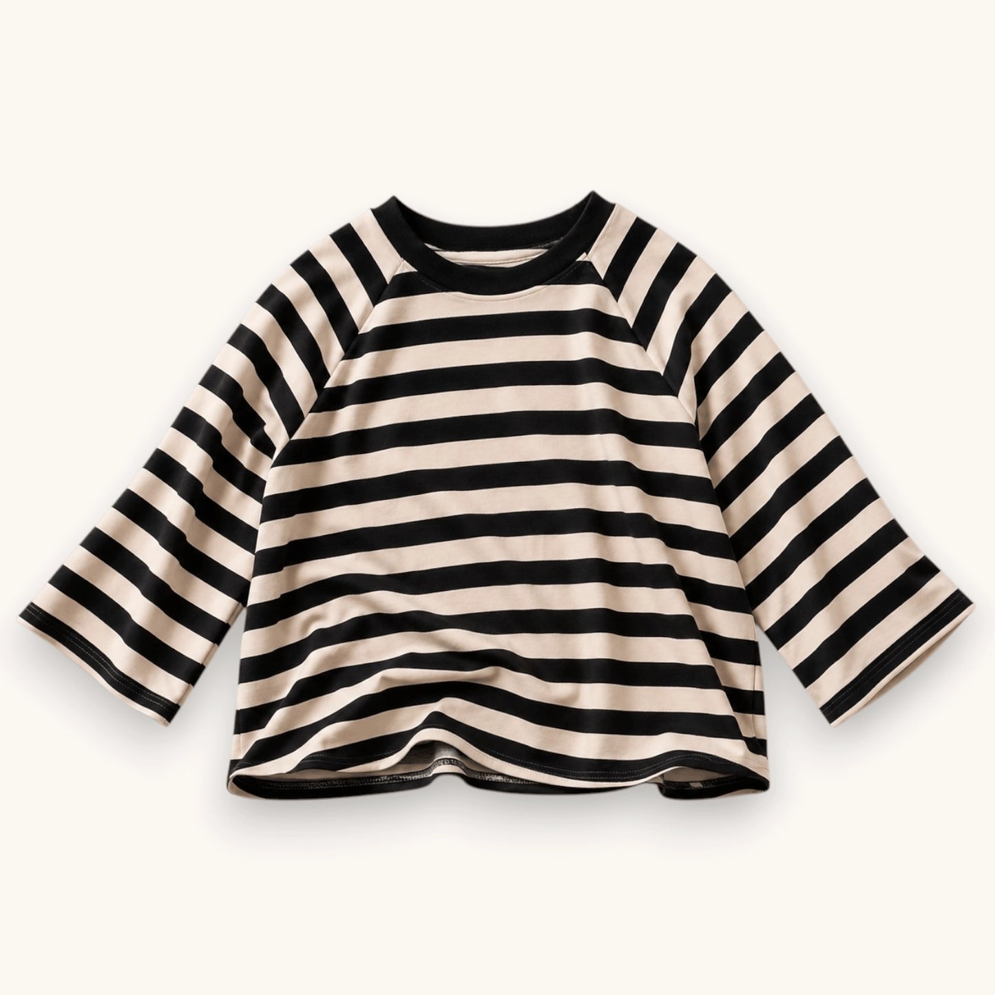 Girls Stripe Raglan Tee