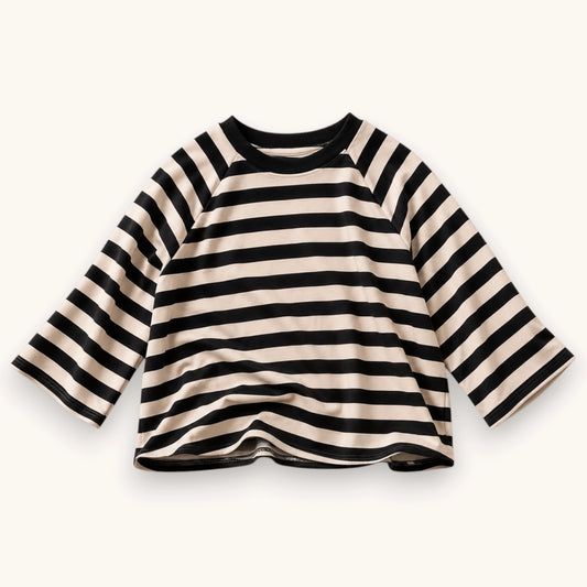 Girls Stripe Raglan Tee