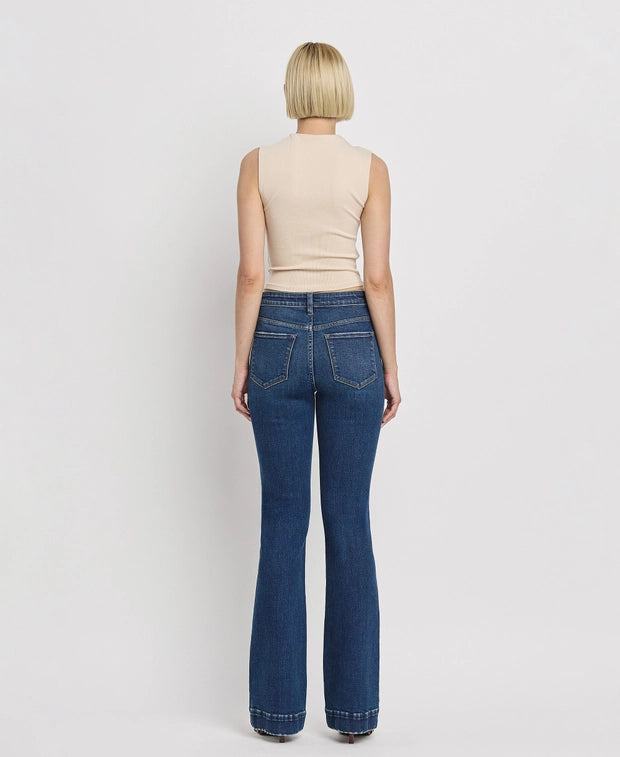 High Rise Trouser Bootcut Jeans