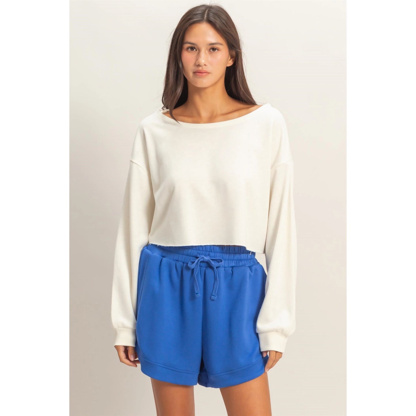 Whip Cream Long Sleeve Top