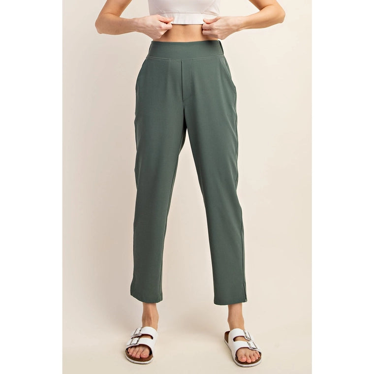 Sage Crinkle Pant