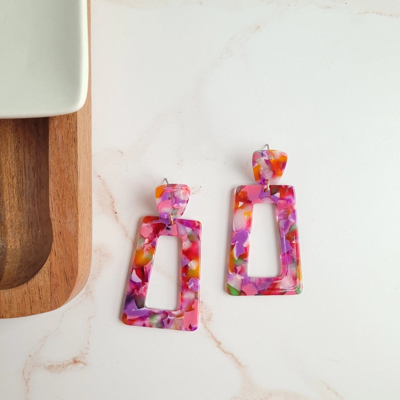 Avery Paradise Pink Earrings