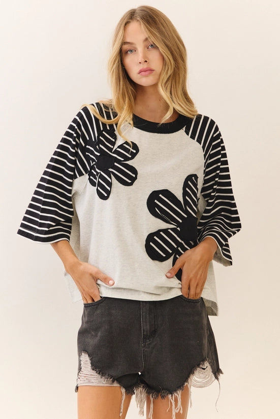 Flower Applique Tee