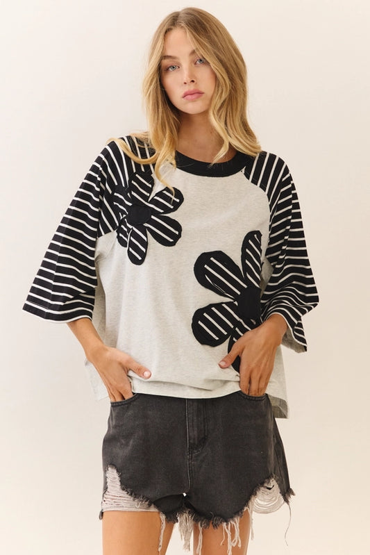 Flower Applique Tee