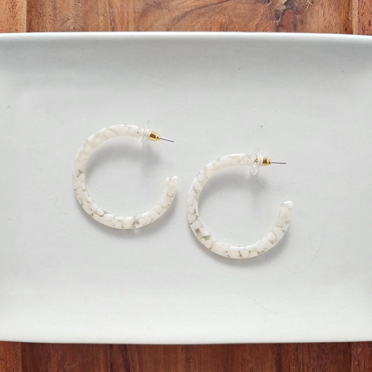 Camy Hoops Pebble