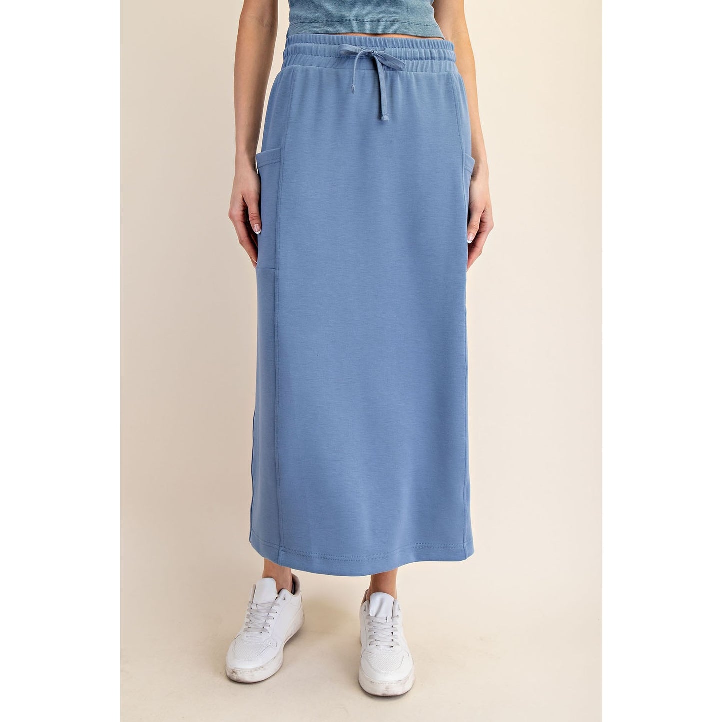 Paradise Blue Modal Skirt