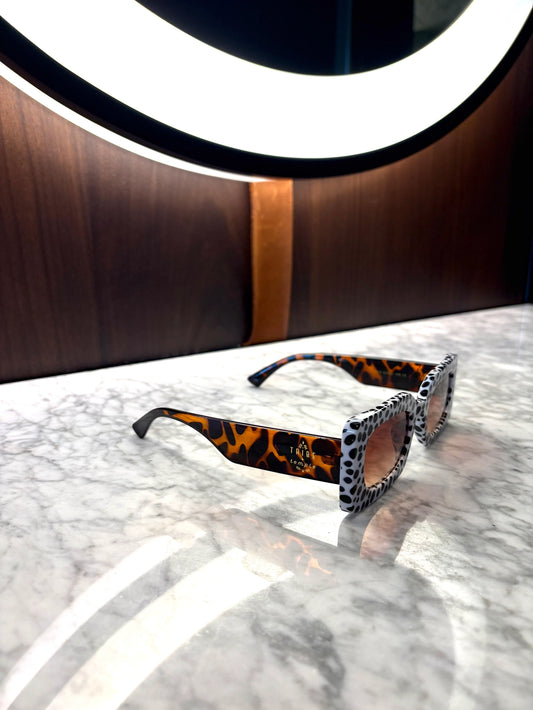Mixed Print Sunglasses