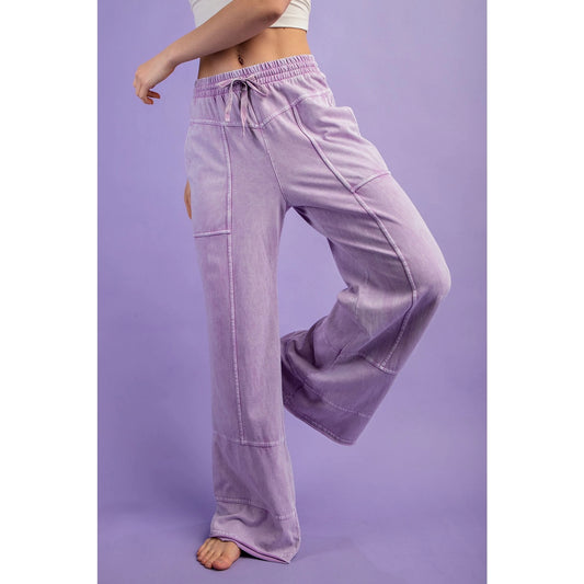 Mineral Washed Cotton Pants