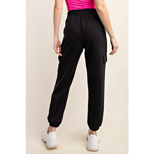 Black Modal Scuba Joggers