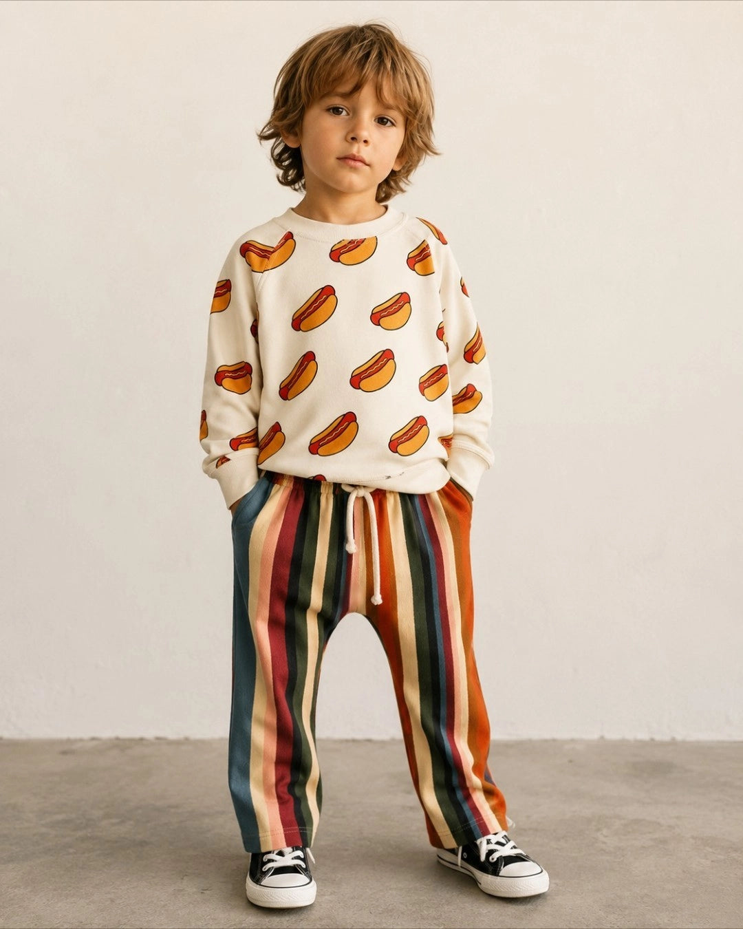 Kids Hot Dog Pullover
