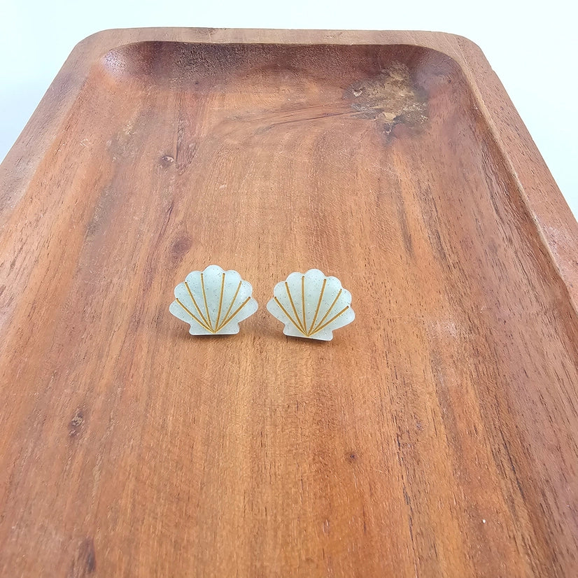 Seashell Studs