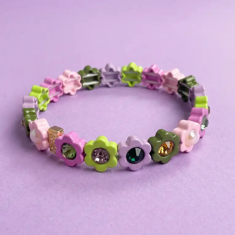 Daisy Pink/Green Bracelet
