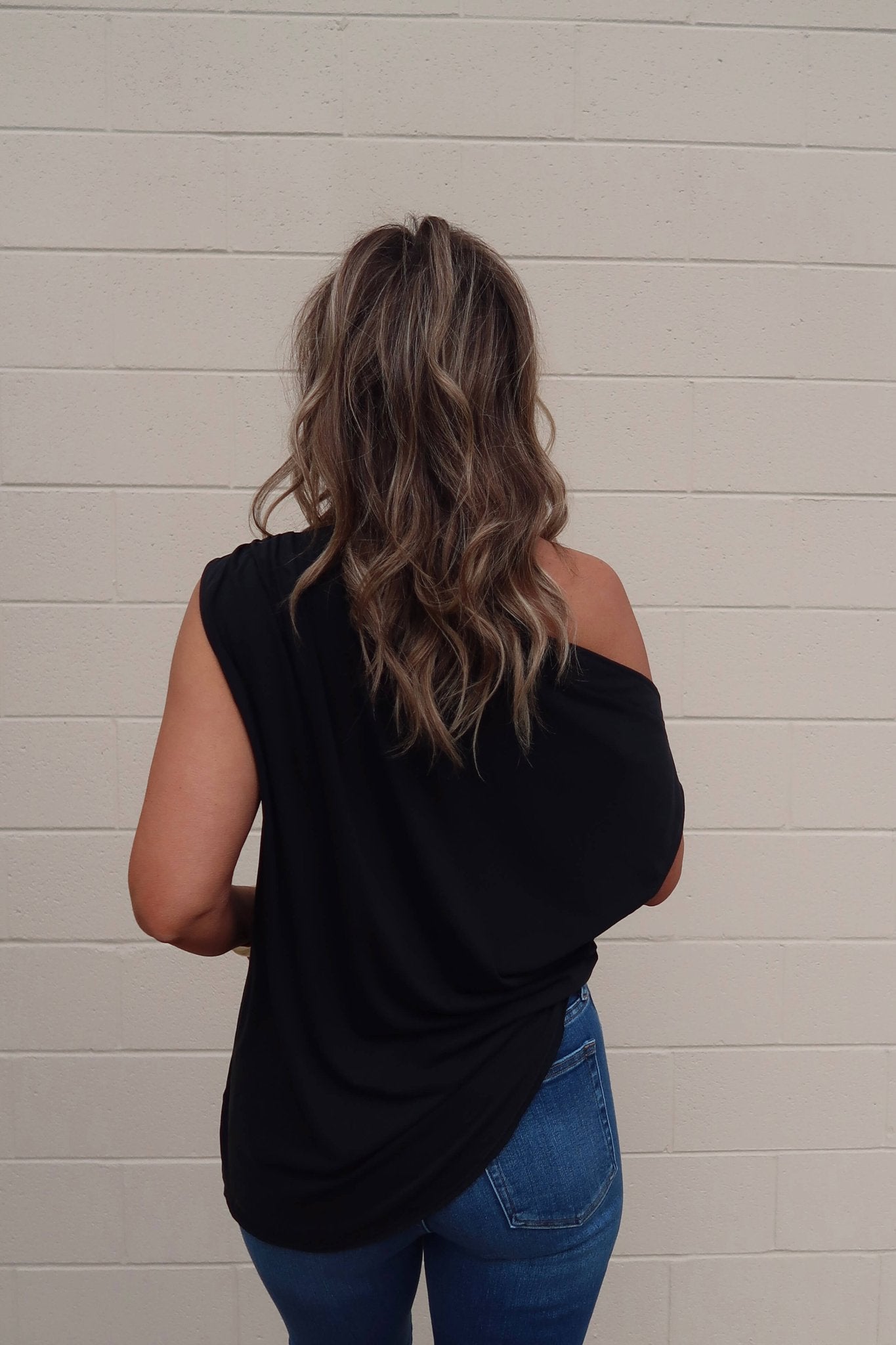 Free People Black Off The Shoulder Cascadia Tunic