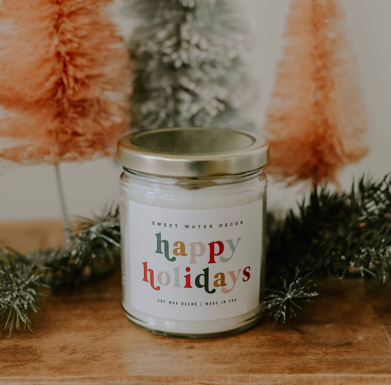 Happy Holidays Soy Candle