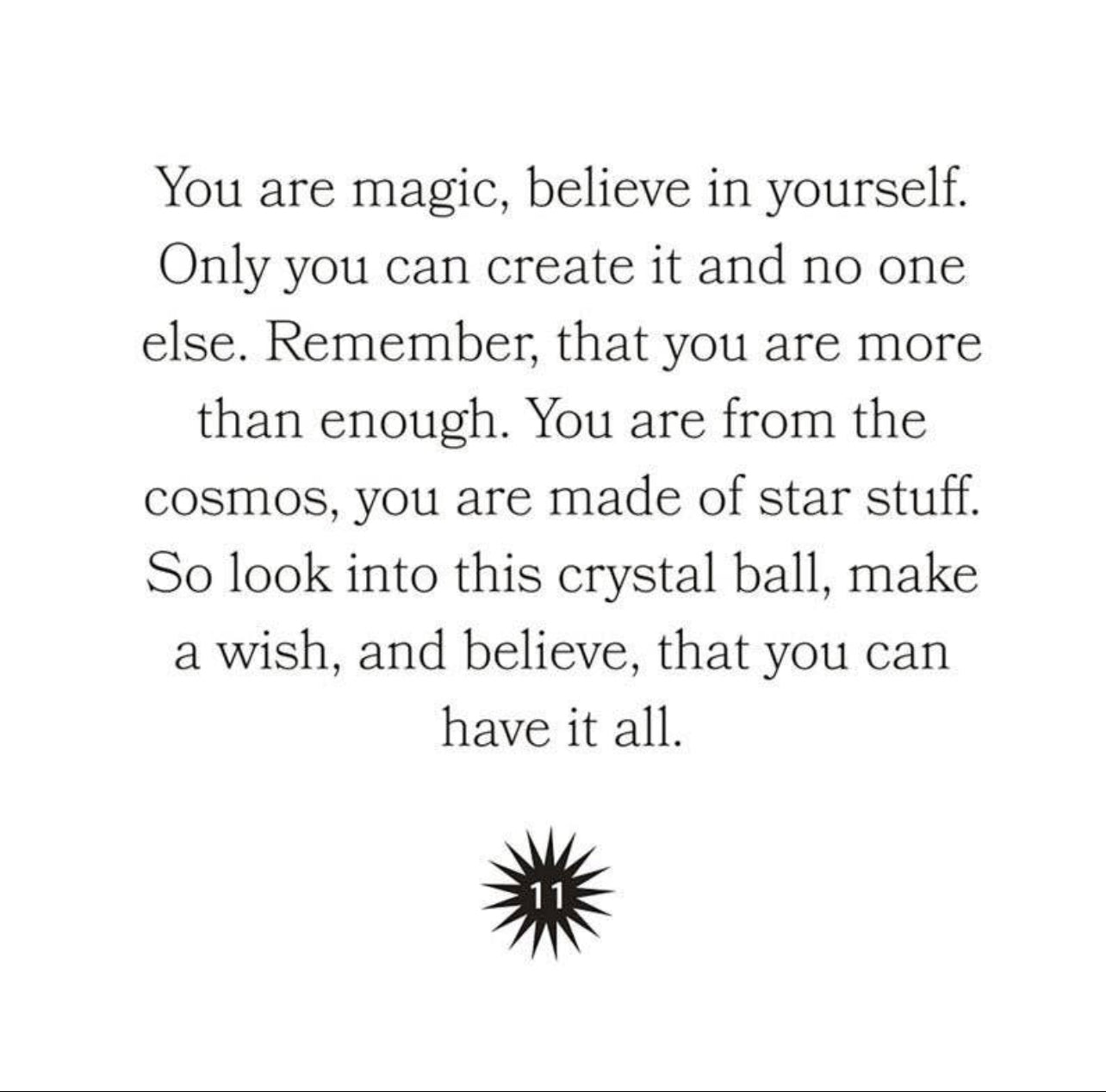 YOU ARE MAGIC