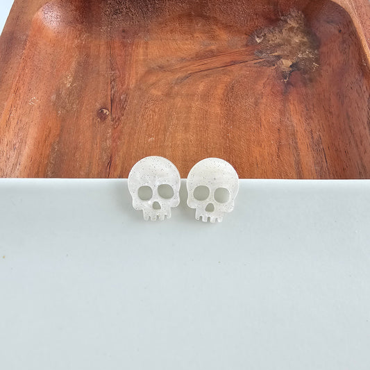 Skeleton Studs - White Shimmer