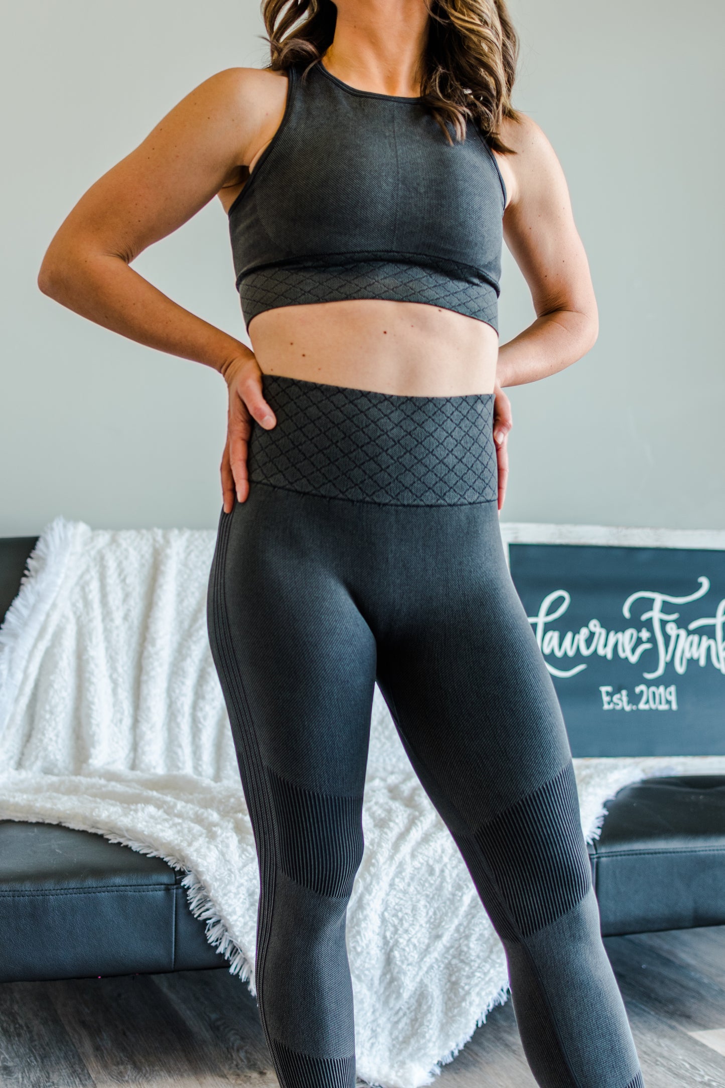 Yoga + Chill - seamless racerback sports bra