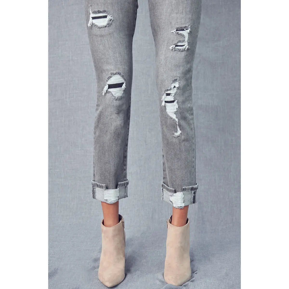 Janis High Rise Slim Straight Jeans