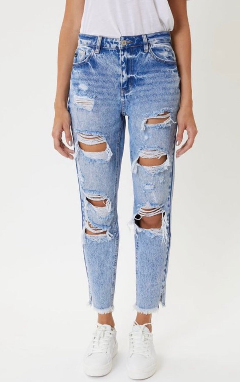 Medium Stone Wash Denim