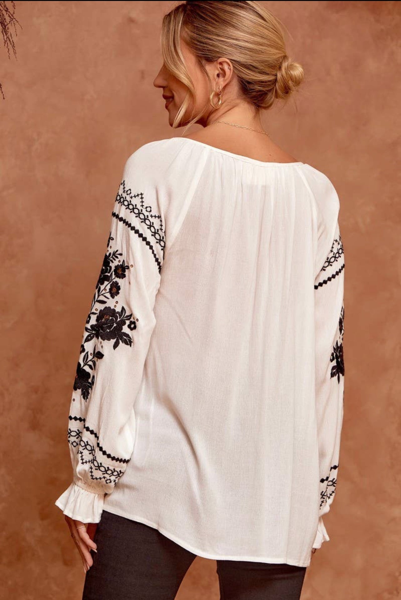 Embroidered Tunic Top – Laverne + Frankie