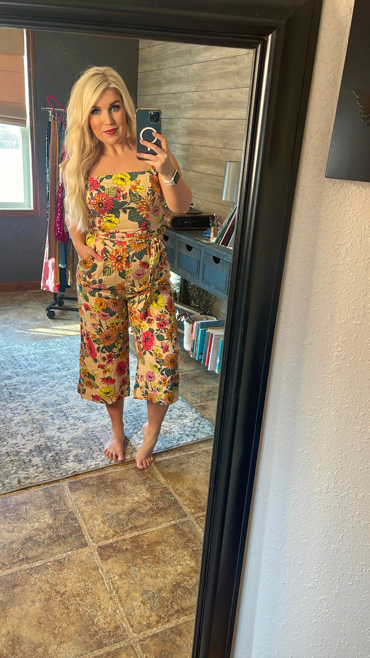 Floral Wide Leg Jumpsuit