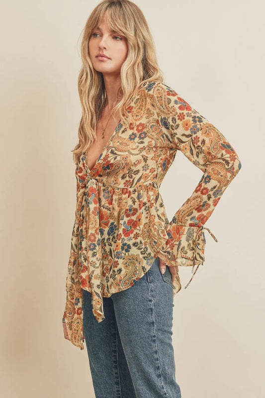 Golden Boho Kimono