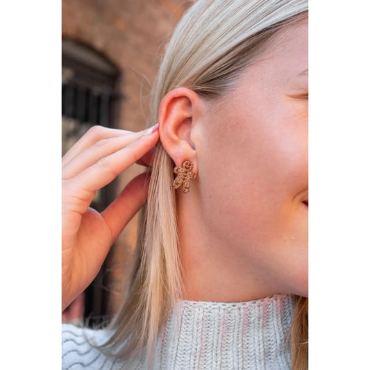Gingerbread Man Studs