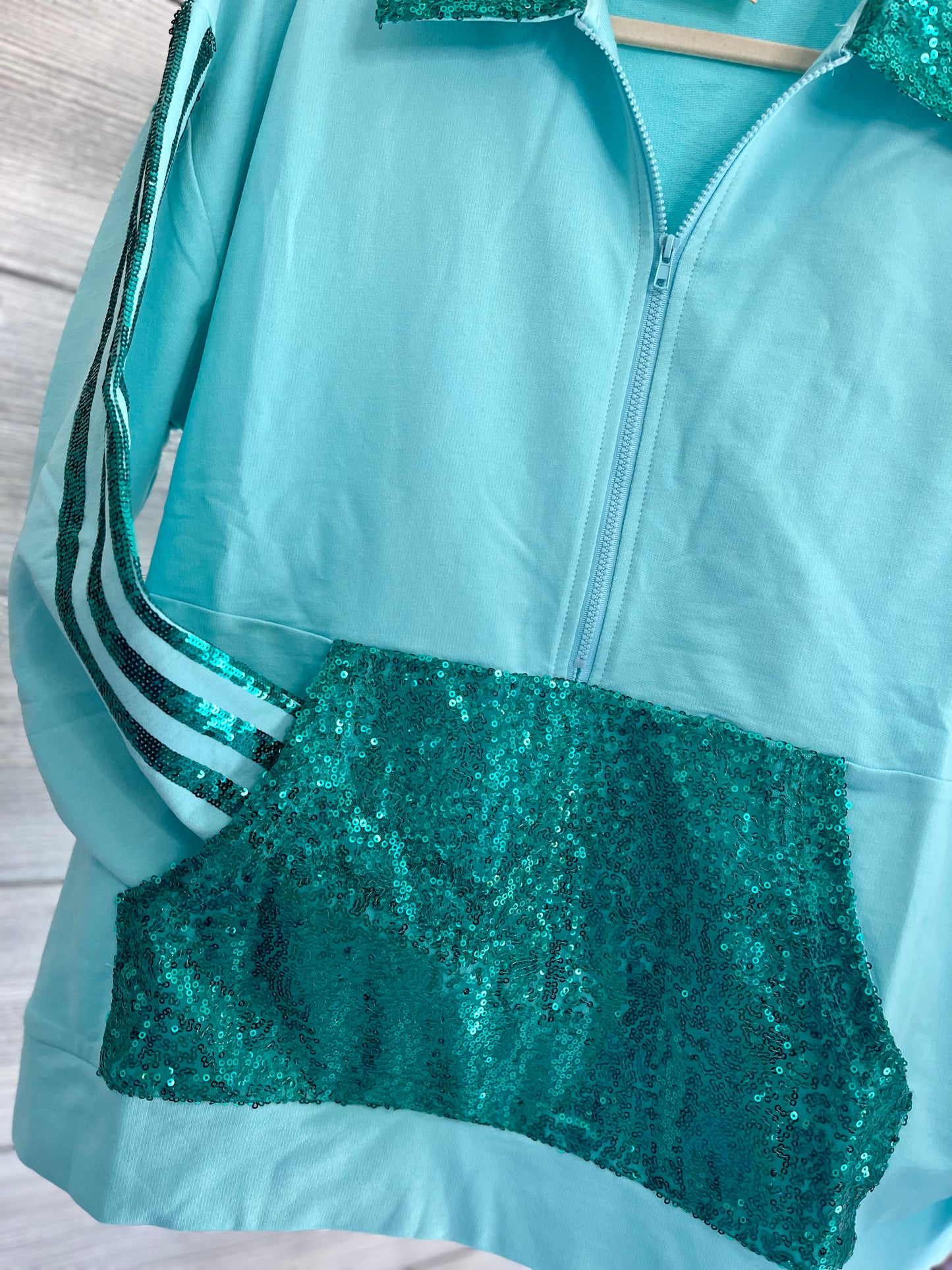 Sporty Sequin Sweatshirt