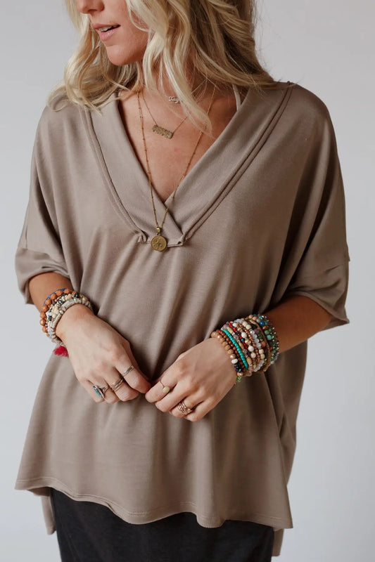 Taupe Essential Tee