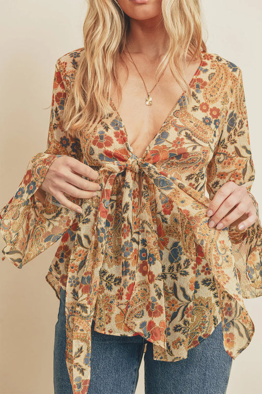 Golden Boho Kimono
