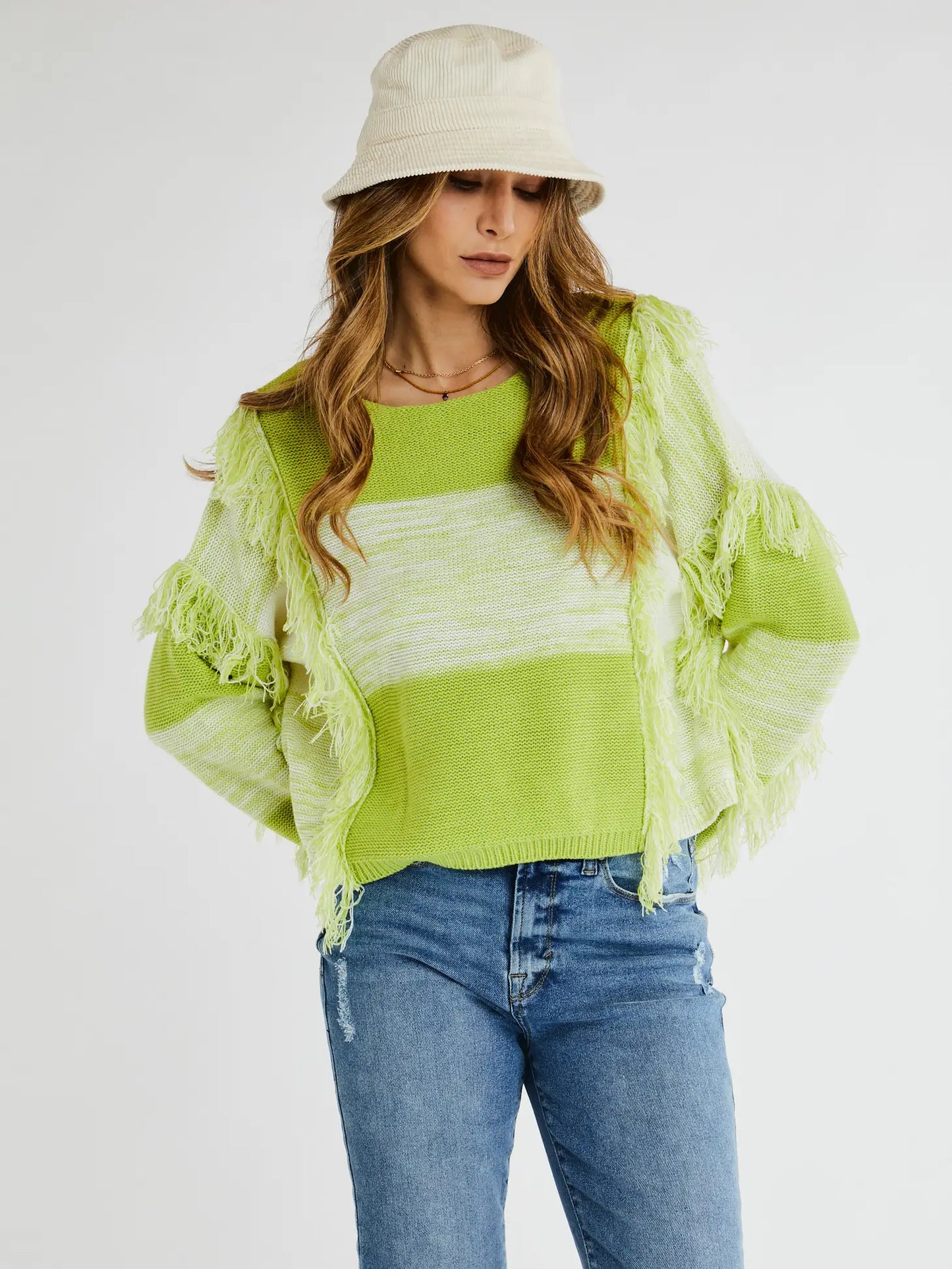 Lime Knit Sweater