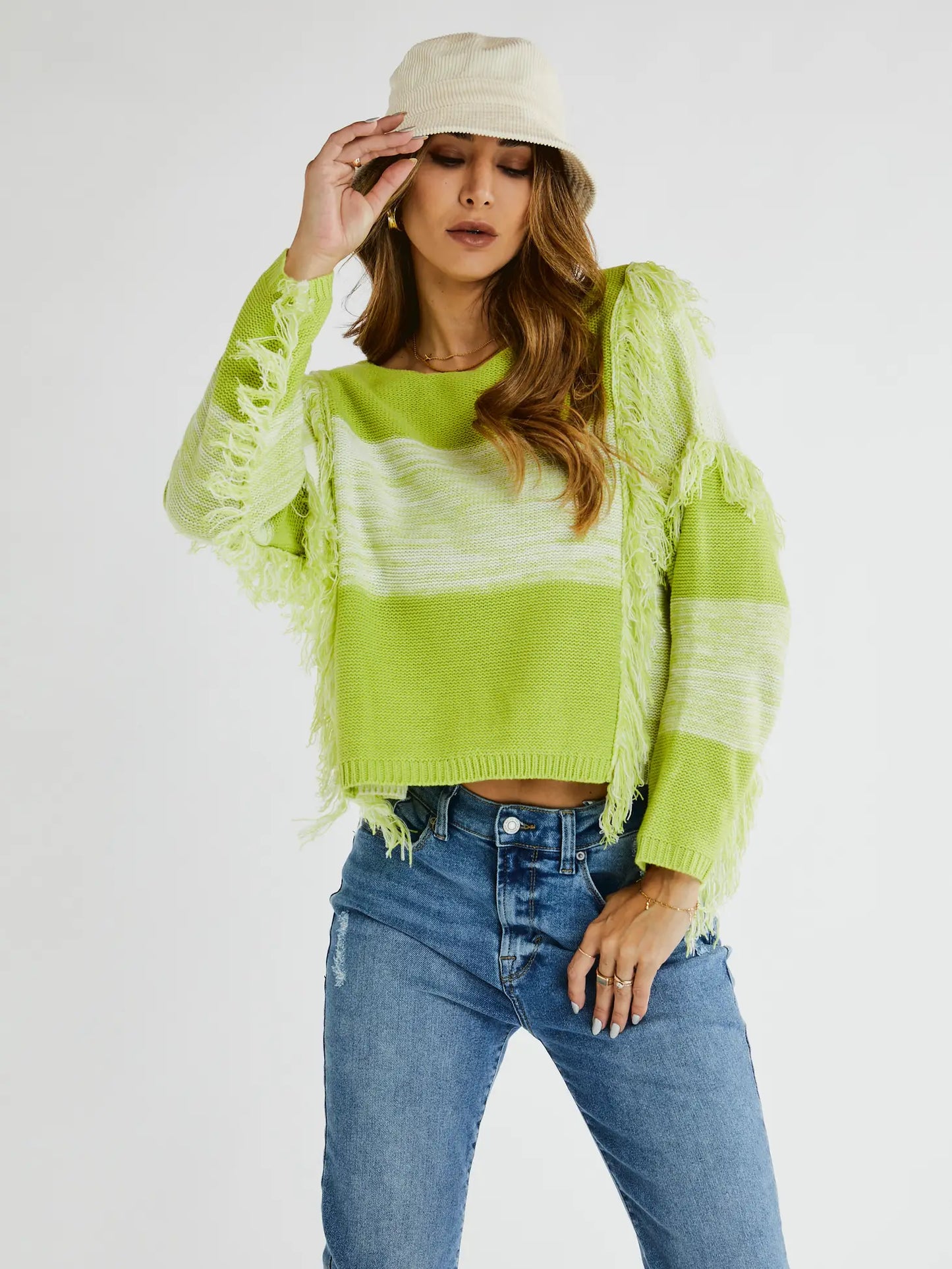 Lime Knit Sweater