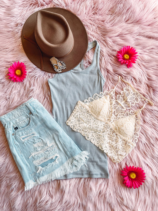 Light Gray Racerback Tank