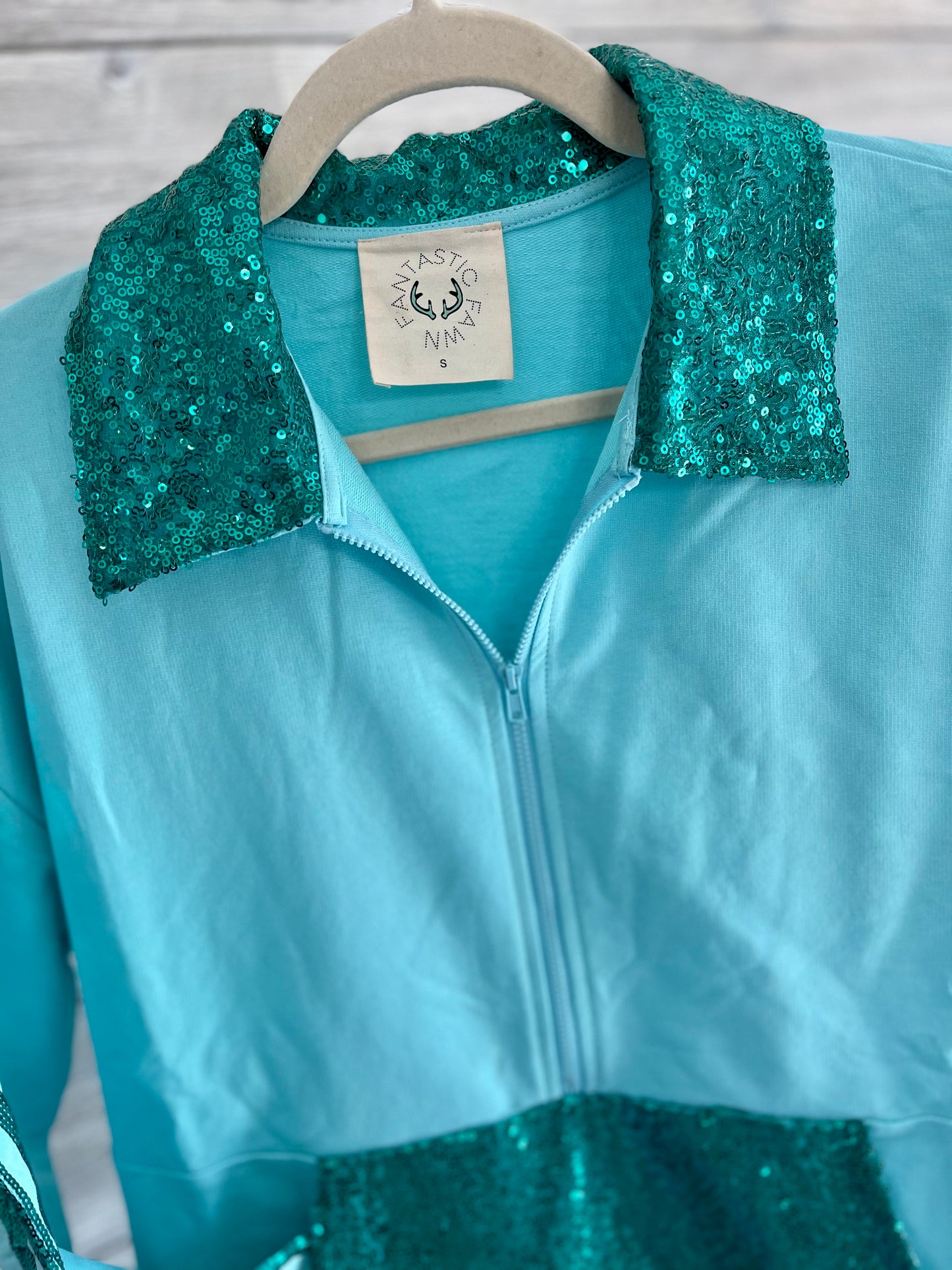 Sporty Sequin Sweatshirt